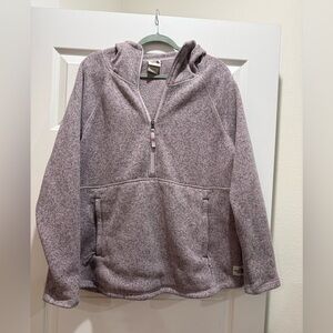 The North Face Lavender Heather Half-Zip Pullover Hoodie